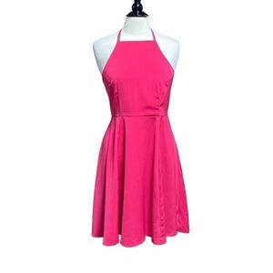 TCEC Fuchsia Halter Dress Size Medium NWT